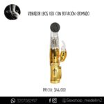 Vibrador Con Rotación Cromado Eros USB