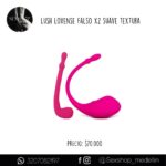 Huevo Lush Lovense Falso X2 Suave Textura-CL