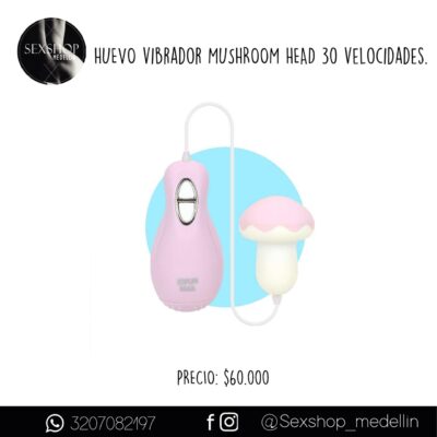 Huevo Vibrador Mushroom Head 30 Velocidades-CL