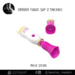 Vibrador 360 Tongue 12 Funciones- CL