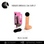 Vibrador Aphrodisia Con Chupa 8 Pulgadas