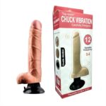 Vibrador Con Testiculo Chupa Chuck 9.4 Pulgadas - Imagen 2