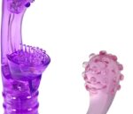 Vibrador Crystal Tickler Punto G Con Estimulador Bolitas - Imagen 4