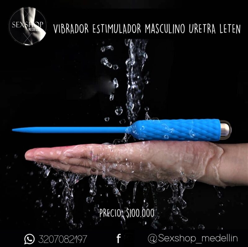 Vibrador Estimulador Masculino Uretra Leten - Imagen 1
