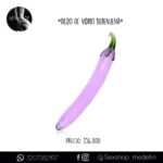 Dildo De Vidrio Berenjena