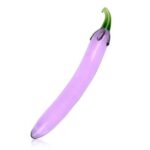 Dildo De Vidrio Berenjena - Imagen 3