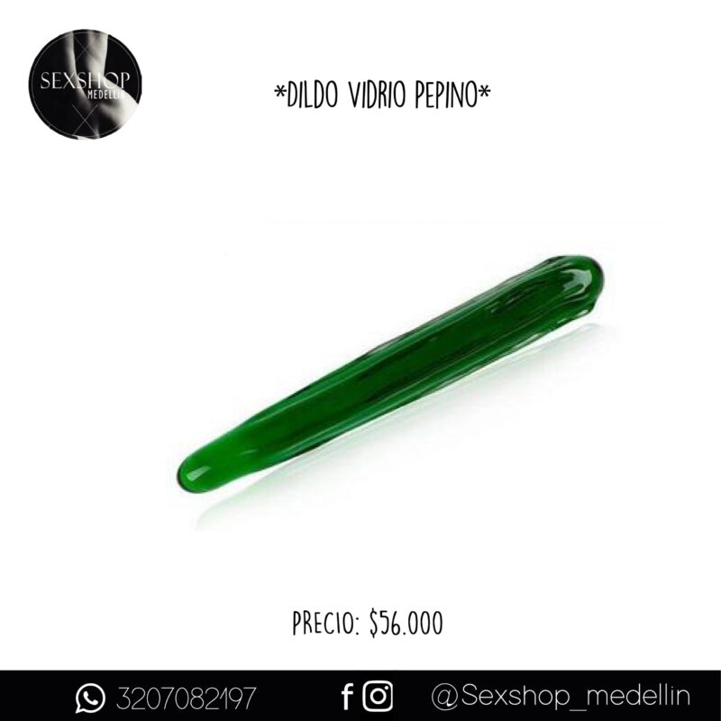 Dildo Vidrio Pepino - Imagen 1