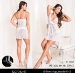 BabyDoll Encaje Blanco