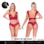 Conjunto Bra Vino