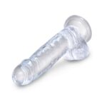 Consolador Chupa Y Testículo Transparente 85 Pulgadas - Imagen 3