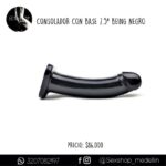 Consolador Con Base 7.5 Pulg Being Negro