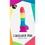 Consolador Con Chupa Lgtb Colours Pride - Imagen 4