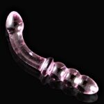 Dildo Vidrio Doble Pene Beads - Imagen 4