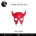 Máscara Sado Diablo Rojo-CL