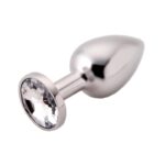 Plug Acostumbrador Anal Con Joya Metal Mediana-CL - Imagen 2