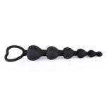 Plug Anal Bolas silicona heart X6-CL - Imagen 2