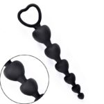 Plug Anal Bolas silicona heart X6-CL - Imagen 3