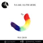 Plug Anal Cola Pride Arcoiris-CL