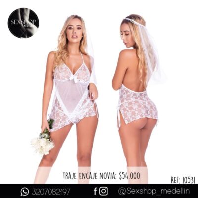 Traje Encaje Novia
