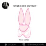 Máscara De Conejo Rosa/Tornazol-CL
