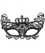 Antifaz encaje negro Corona-CL - Imagen 2