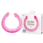 CONSOLADOR JELLY DOBLE DONG 18-CL