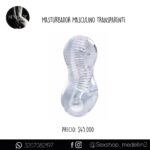 Masturbador masculino transparente