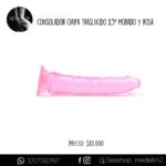 CONSOLADOR CHUPA TRASLUCIDO ROSADO 8,5"-CL