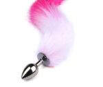 Plug anal cola mediana fucsia-CL - Imagen 2