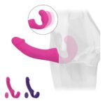 VIBRADOR STRAP-ON DOUBLE  RIDER 10 FUNCIONES USB- CL - Imagen 3