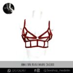 Arnés Bra Rojo/Negro