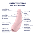 Succionador Satisfyer Curvy 2+ Rosa y Blanco-DS - Imagen 3