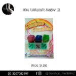 Dados fluorescentes Rainbow X3-CL