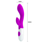 Vibrador Pretty Love Brighty con Estimulador-CL