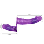 Arnes Ultra Passionate Doble Vibración Morado - Imagen 2
