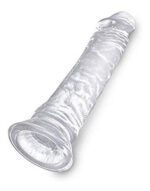 Consolador Transparente Sencillo #3-CL - Imagen 4