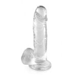 Consolador Transparente Sencillo#1-CL