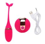 Huevo Vibrador Inalambrico Recargable Cola de Ballena - Imagen 4