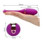 Huevo Vibrador Inalambrico Recargable Cola de Ballena - Imagen 2