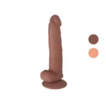 Dildo Seducer Perfect Peter 6,5" Piel y Chocolate - Imagen 2